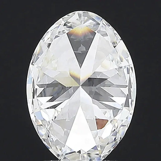 3.41ct Oval Lab Grown Diamond (Colour D, Clarity VVS2, IGI Certified)