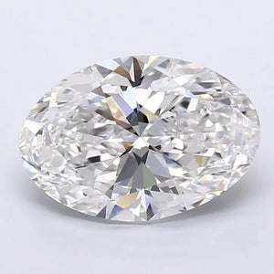 3.50 Carat F-VS1 Oval Lab Diamond