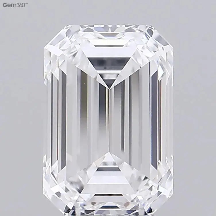 3.52ct Emerald Lab Grown Diamond (Colour D, Clarity VVS1, IGI Certified) AG & CO Jewellery