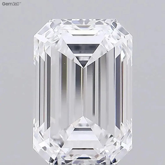 3.52ct Emerald Lab Grown Diamond (Colour D, Clarity VVS1, IGI Certified) AG & CO Jewellery