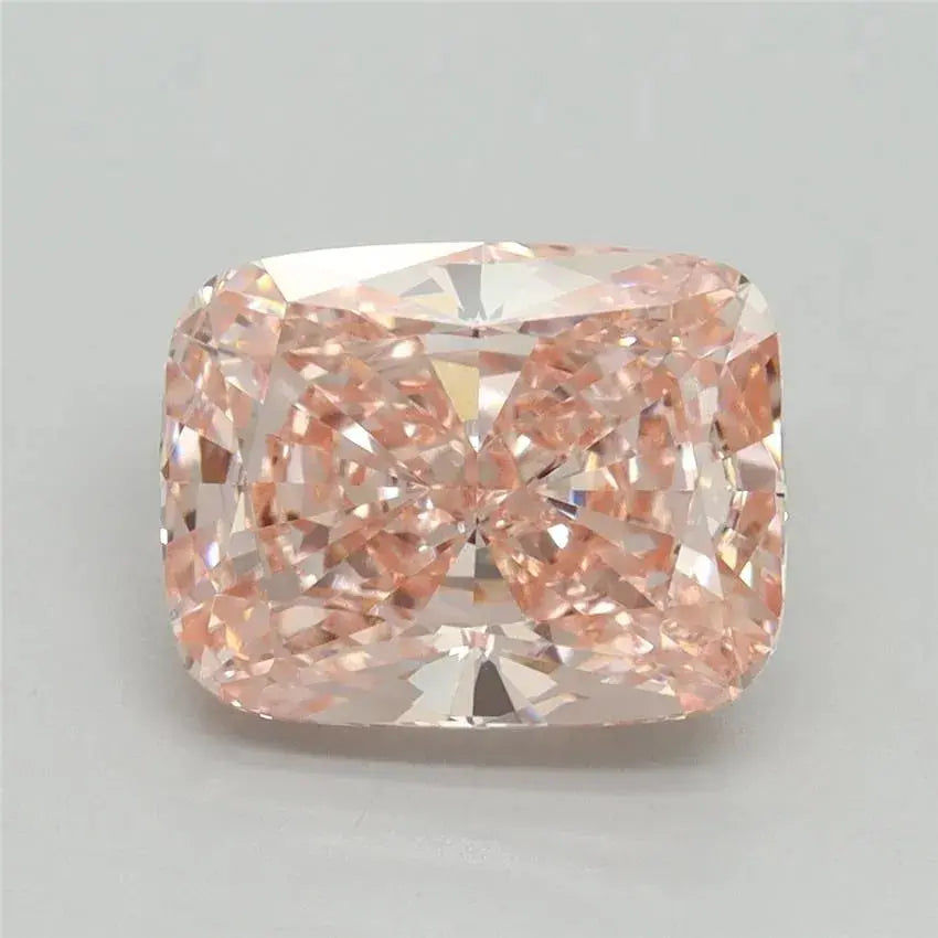 3.58ct Elongated Cushion modified Lab Grown Diamond (Colour Fancy Vivid Pink, Clarity VS1, IGI Certified) - AG & CO Jewellery