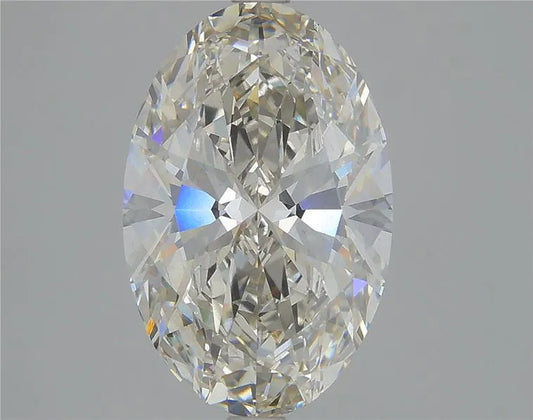 4.75ct Oval Lab Grown Diamond (Colour I, Clarity VS2, IGI Certified)