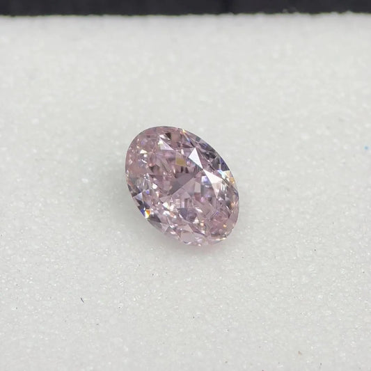 0.30ct Oval Natural Diamond (Colour Fancy Brownish Pink, Clarity VS2, GIA Certified) AG & CO Jewellery
