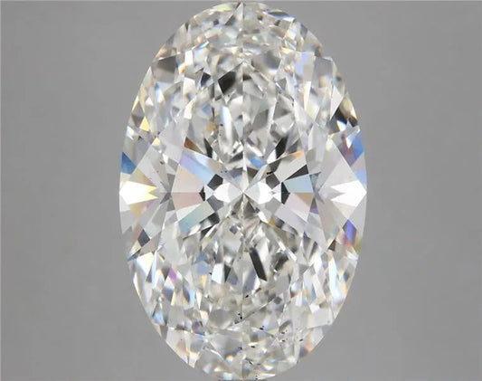 6.65ct Oval Lab Grown Diamond (Colour G, Clarity SI1, IGI Certified) AG & CO Jewellery