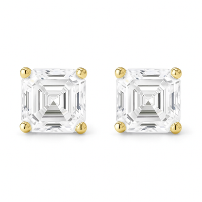 4-Prong Lab Grown Diamond Stud Earrings 0.50-6.00 carat Diamond Studs 14K Solid Gold IGI certified AG & CO Jewellery