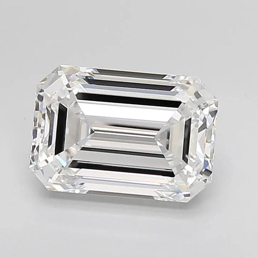 2.90ct Emerald Lab Grown Diamond (Colour D, Clarity IF, Cut EX, IGI Certified) AG & CO Jewellery