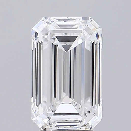 3.44ct Emerald Lab Grown Diamond (Colour D, Clarity VVS2, IGI Certified) AG & CO Jewellery