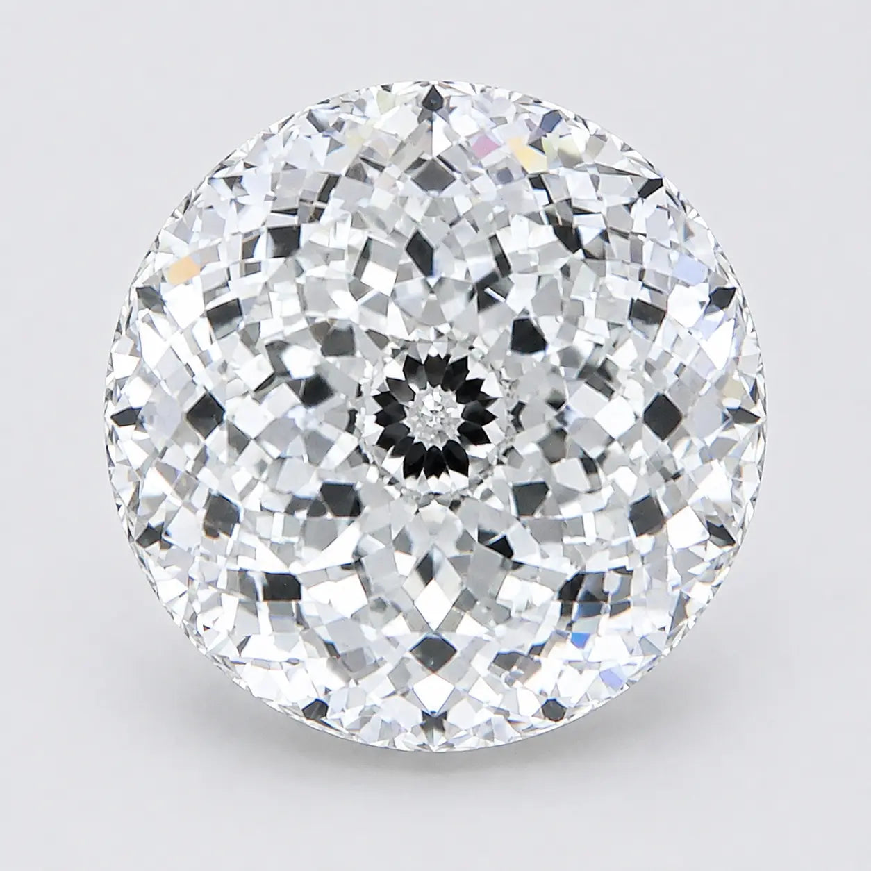 4.00 ct portuguese cut round lab-grown diamond (color g, clarity vvs2, igi certified)