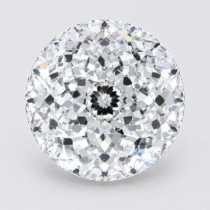 4.00 ct Portuguese Cut Round Lab-Grown Diamond (Color G, Clarity VVS2, IGI Certified)