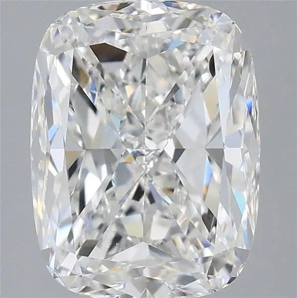 4.01 carat f-vvs2 cushion lab diamond