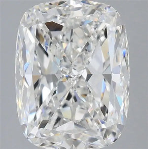 4.01 Carat F-VVS2 Cushion Lab Diamond