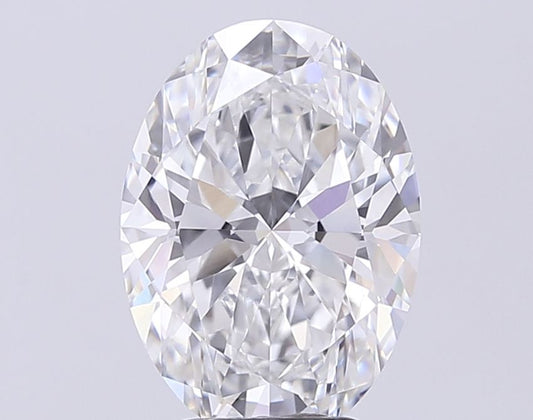 4.02 Carat F-VVS2 Oval Lab Diamond AG & CO Jewellery