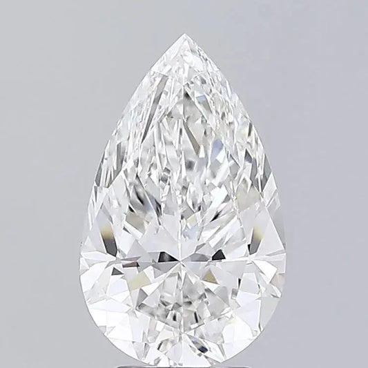 4.02ct Pear Lab Grown Diamond (Colour F, Clarity VVS2, IGI Certified)