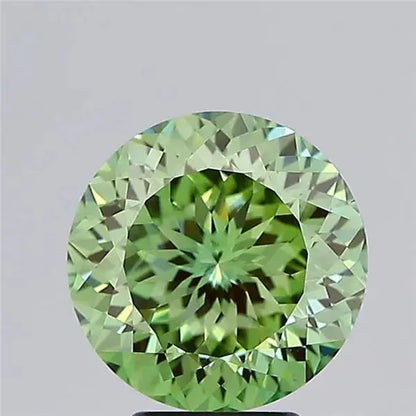 4.03ct Portuguese Cut Lab Grown Diamond (Colour Fancy Vivid Green, Clarity VVS2, Cut VG, IGI Certified) - AG & CO Jewellery