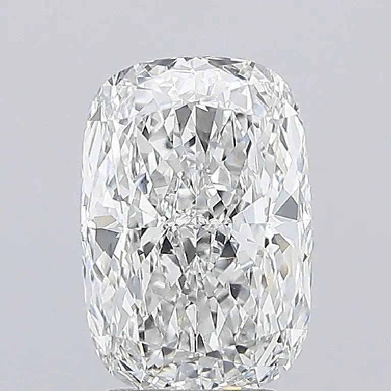 4.04 carat f-vvs2 cushion lab diamond