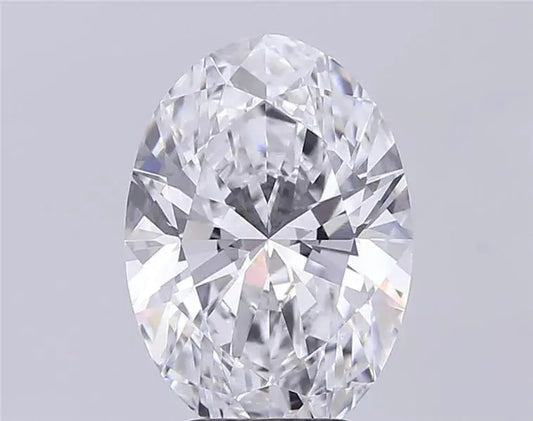 4.36ct Oval Lab Grown Diamond (Colour D, Clarity VVS2, IGI Certified)