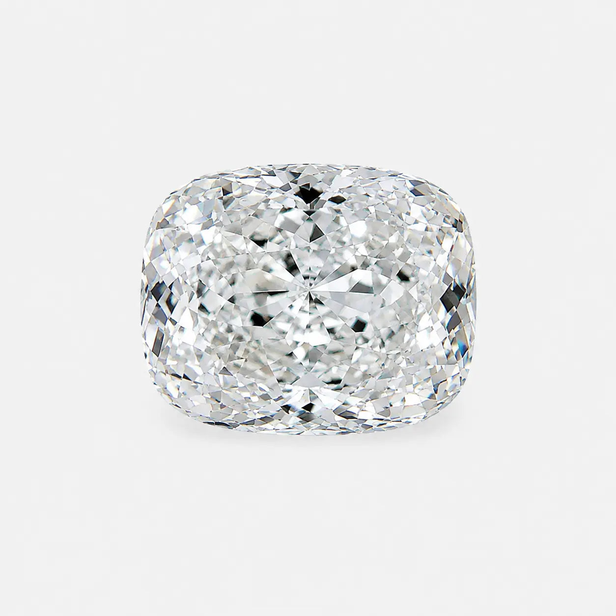 4.38ct portuguese cut cushion diamond e vvs2 excellent ag & co jewellery