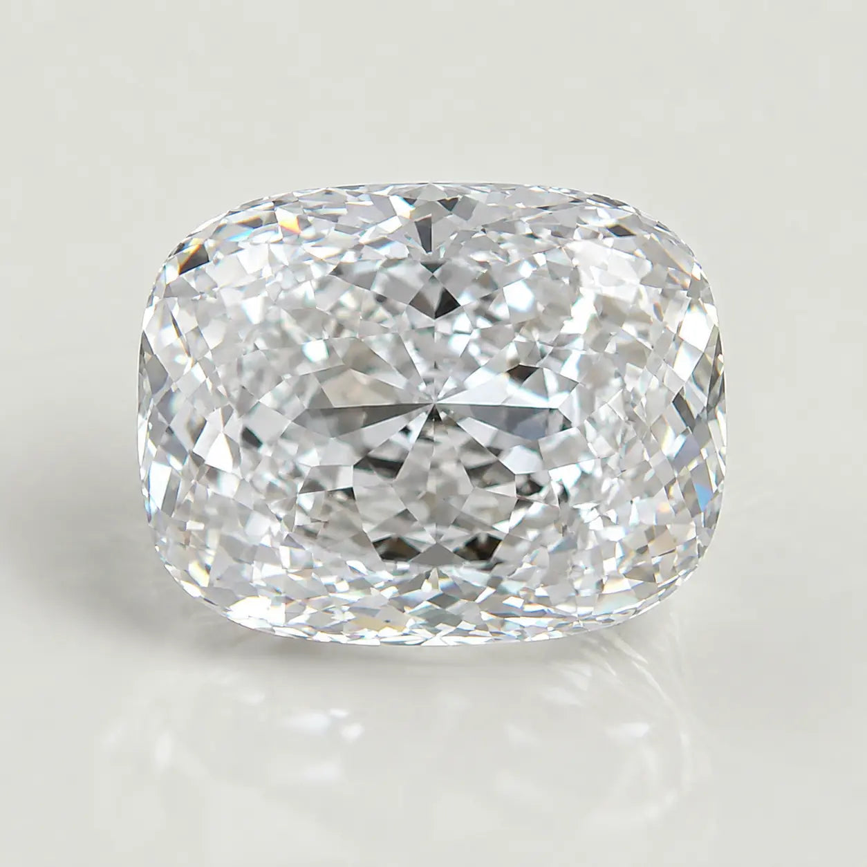 4.38ct portuguese cut cushion diamond e vvs2 excellent ag & co jewellery