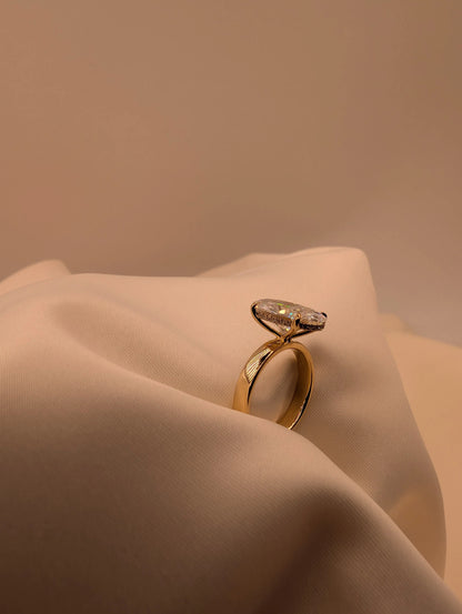 4.60CT Oval Solitaire With Hidden Halo AG & CO Jewellery
