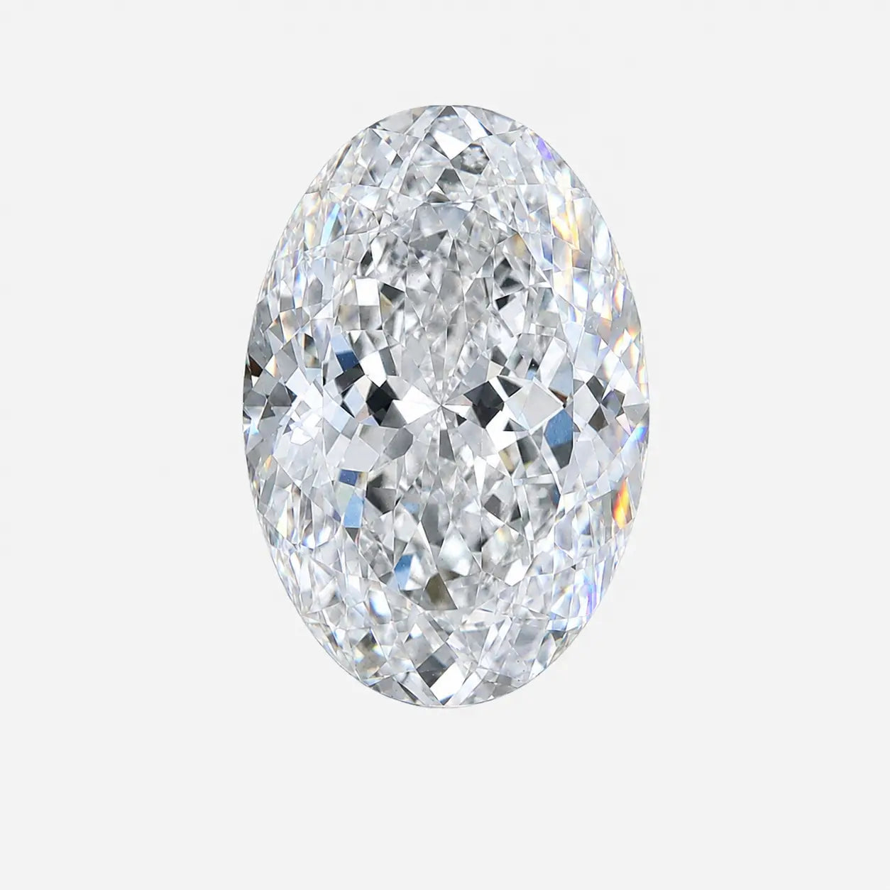 4.73ct portuguese cut oval lab-grown diamond