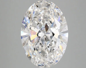 5.00 Carat E-SI1 Oval Lab Diamond