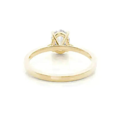 3.00CT Solitaire Lab Grown Diamond Engagement Ring 14K Solid Gold AG & CO Jewellery