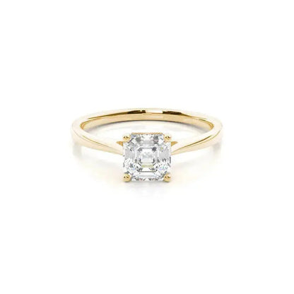 3.00CT Solitaire Lab Grown Diamond Engagement Ring 14K Solid Gold AG & CO Jewellery
