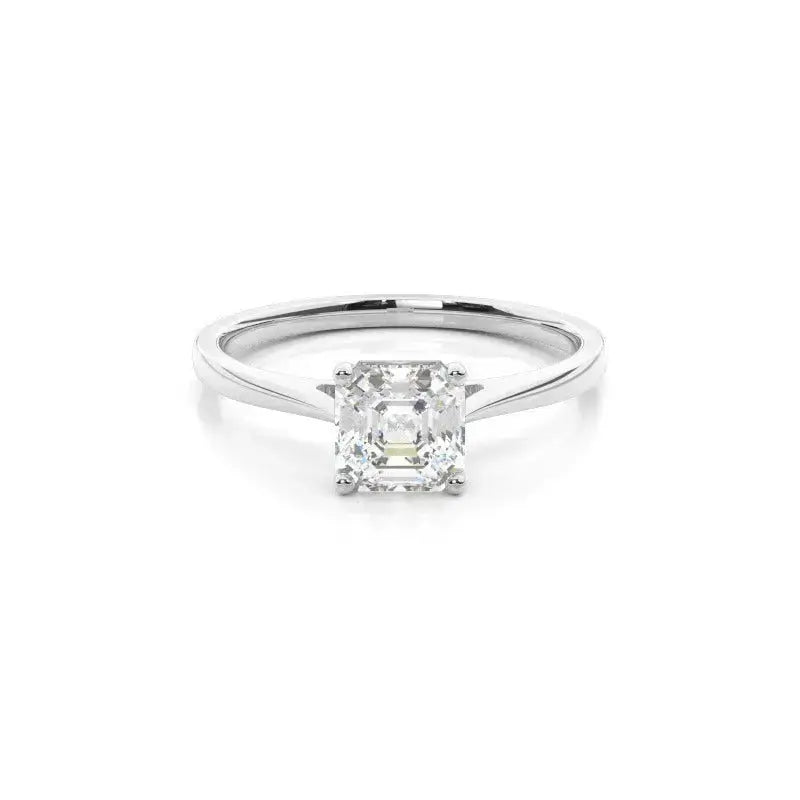 3.00ct solitaire lab grown diamond engagement ring 14k solid gold ag & co jewellery