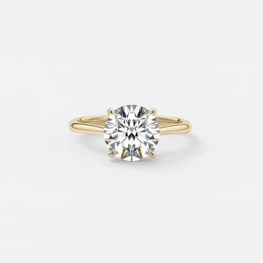 5.00CT Solitaire Lab Grown Diamond Engagement Ring 18K Solid Gold AG & CO Jewellery