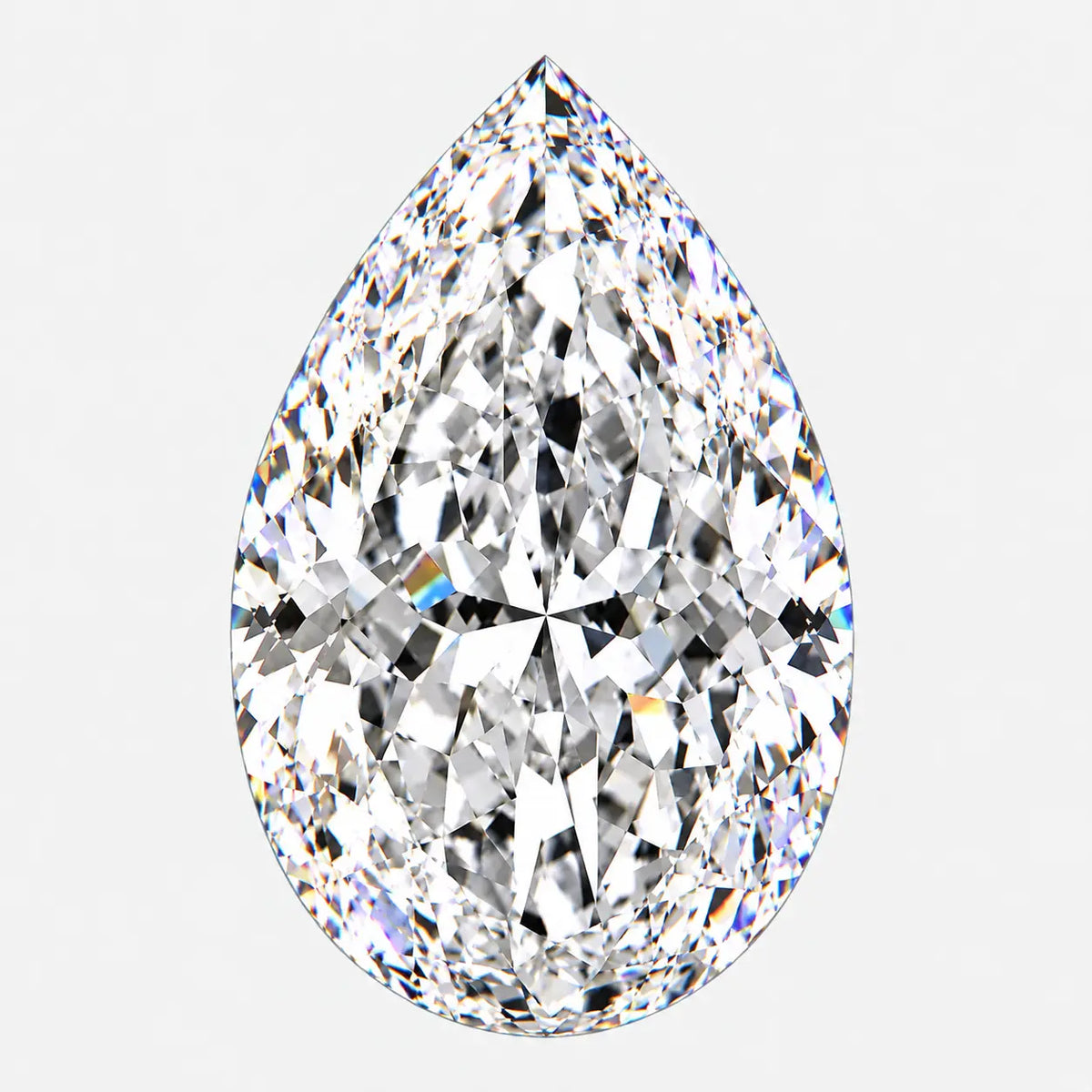 Illustrative Portuguese pear diamond — AG & CO Jewellery
