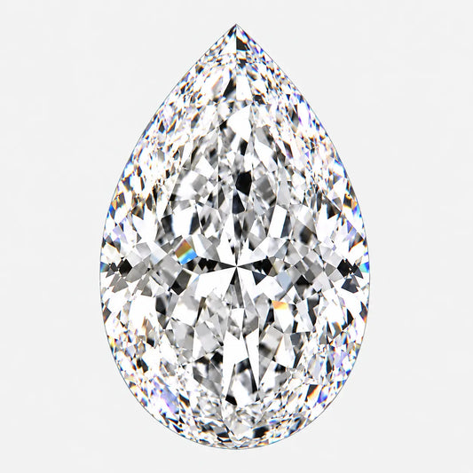 Illustrative Portuguese pear diamond — AG & CO Jewellery