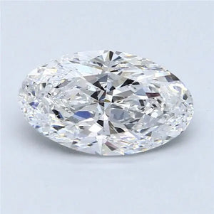 5.02CT Oval Modified Brilliant Lab Grown Diamond, E Color, VS1, IGI, Ratio 1.72