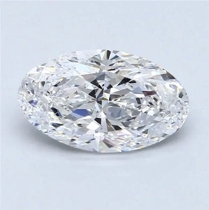 5.02CT Oval Modified Brilliant Lab Grown Diamond, E Color, VS1, IGI, Ratio 1.72