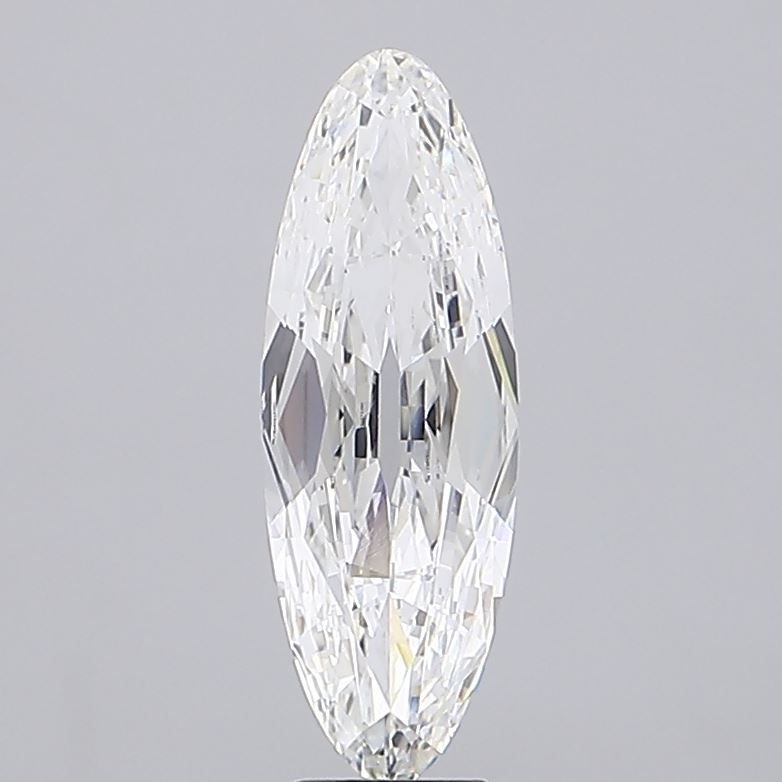 5.03ct oval lab-grown diamond,  f color- clarity  vvs2,   ex/ex,  2.86 ratio, igi certified:  lg750572394 ag & co jewellery