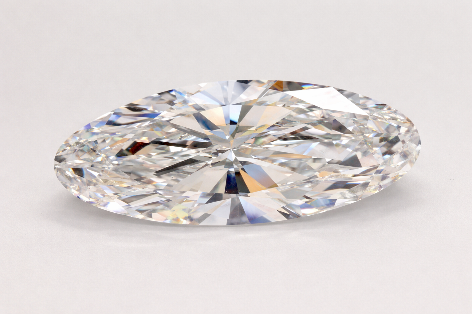 5.03ct Oval Lab-Grown Diamond,  F Color- Clarity  VVS2,   EX/EX,  2.86 Ratio, IGI Certified:  LG750572394 AG & CO Jewellery