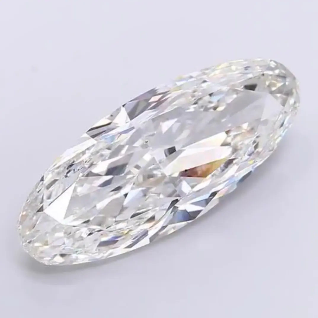 5.03ct Oval Lab-Grown Diamond, F Color, VVS2 Clarity, EX/EX, 2.86 Ratio, IGI Certified: LG750572394 AG & CO Jewellery