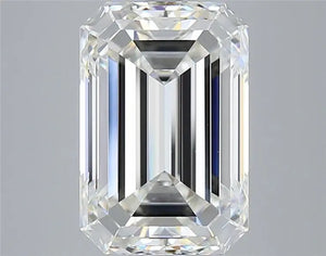 5.05 Carat H VVS2 Emerald Diamond