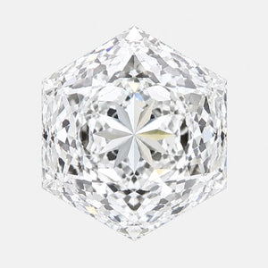 5.28ct Portuguese Cut Hexagon Diamond F VVS2 Excellent