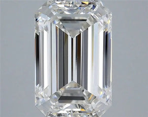 5.58 Carat G-VS1 Emerald Lab Diamond