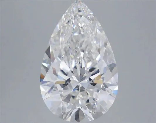 5.83ct Pear Lab Grown Diamond (Colour E, Clarity VVS2, IGI Certified)