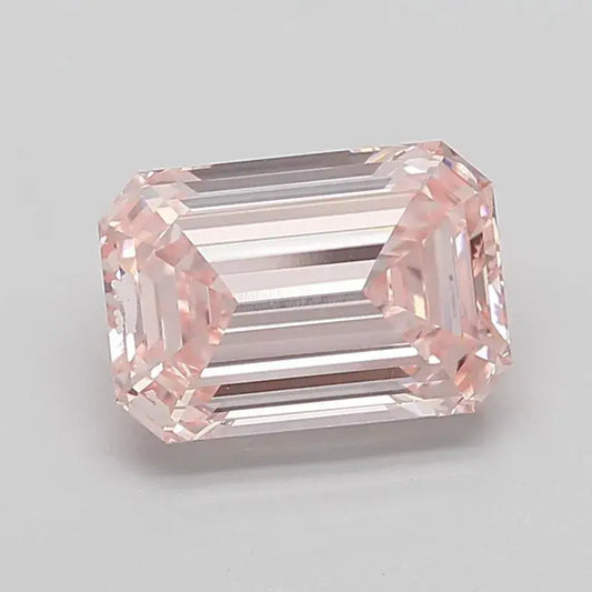 4.05ct Emerald Pink Lab Grown Diamond (Colour Fancy Intense Pink, Clarity VVS2, IGI Certified) - AG & CO Jewellery
