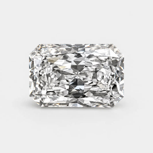 Illustrative Portuguese radiant lab-grown diamond — AG & CO Jewellery