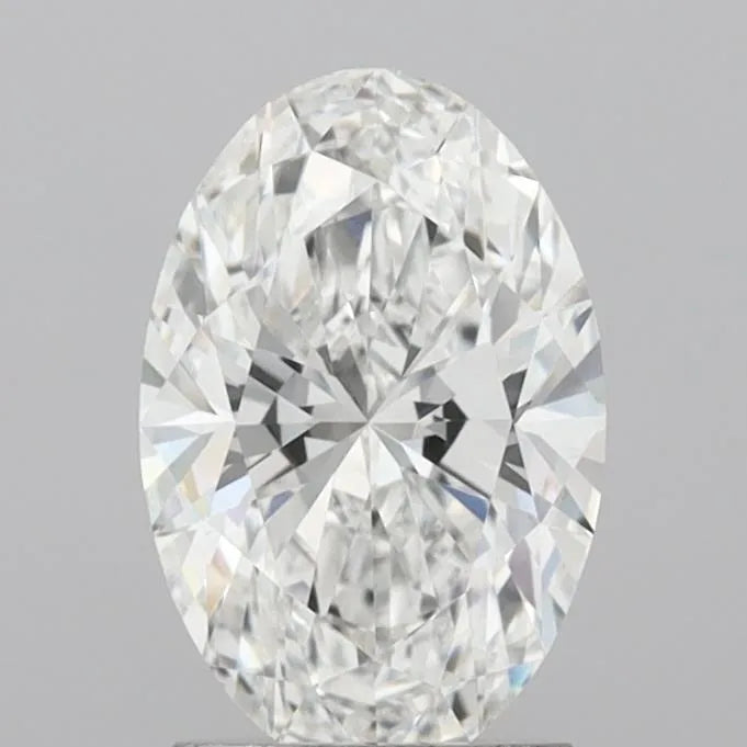 2.02ct Oval Lab Grown Diamond (Colour E, Clarity VVS1, IGI Certified) AG & CO Jewellery