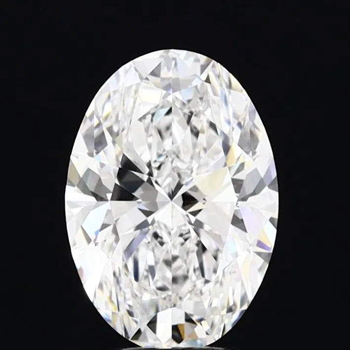 4.21ct oval lab grown diamond (colour e, clarity vvs1, igi certified)