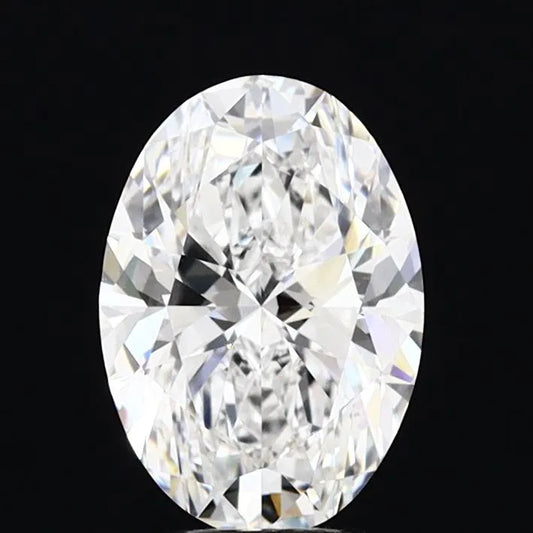 4.21ct Oval Lab Grown Diamond (Colour E, Clarity VVS1, IGI Certified)