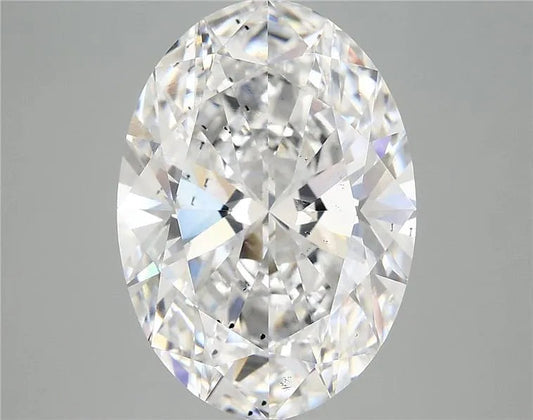 6.04ct Oval Lab Grown Diamond (Colour E, Clarity SI1, IGI Certified) AG & CO Jewellery