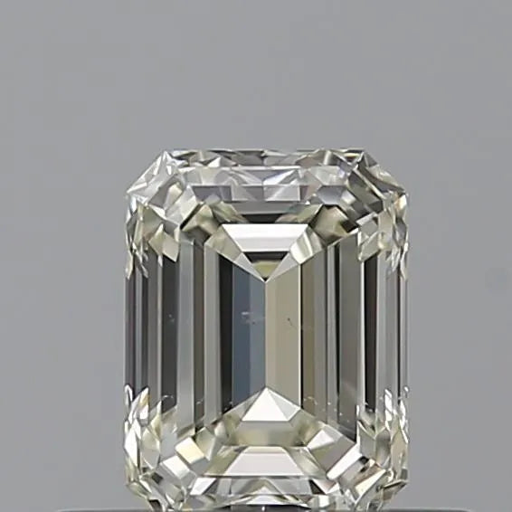 0.51ct Emerald Natural Diamond (Colour L, Clarity SI2, GIA Certified) AG & CO Jewellery