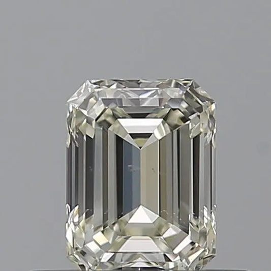0.51ct Emerald Natural Diamond (Colour L, Clarity SI2, GIA Certified) AG & CO Jewellery