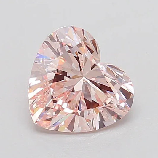 1.64ct Heart Lab Grown Diamond (Colour Fancy Pink, Clarity VVS2, IGI Certified) AG & CO Jewellery