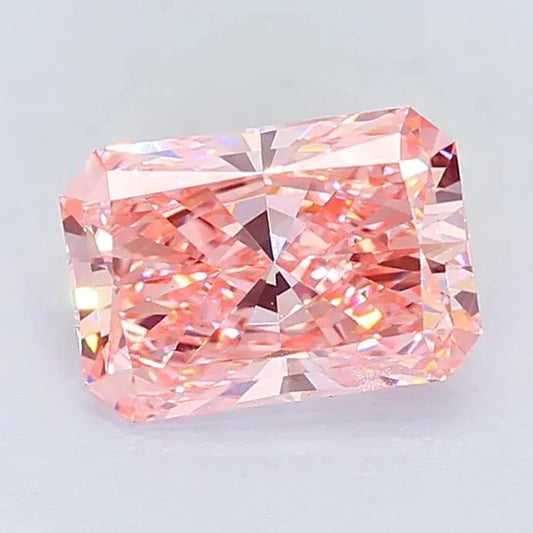 2.84ct Radiant Lab Grown Diamond (Colour Fancy Vivid Pink, Clarity VVS2, IGI Certified) - AG & CO Jewellery